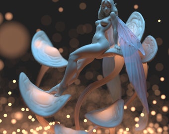 Fairy STL File: 3D Print Figure