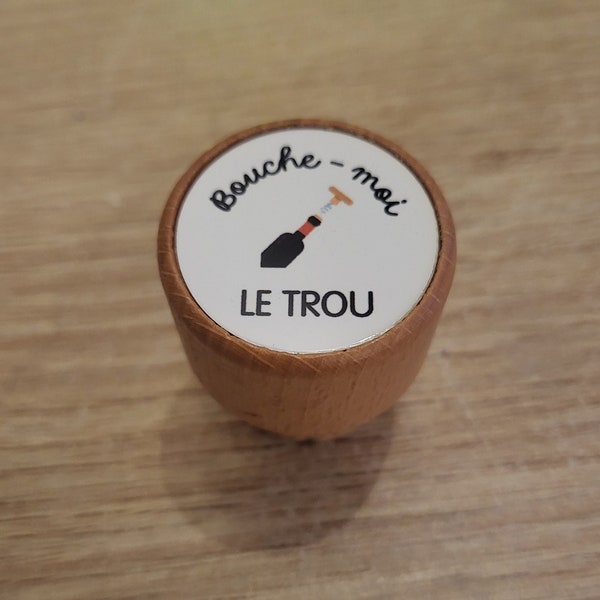 Bouchon de bouteille de vin personnalisé