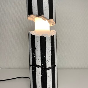 Lámpara de hormigón artesanal. imagen 3