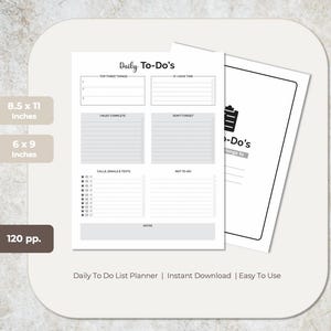 Daily to Do List Planner