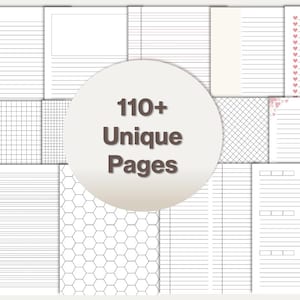 Editable Notebook Paper Templates: 110+ Lined & Ruled Pages (Canva, PDF, JPG, PNG)