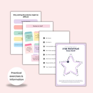 Explore the reasons why setting a boundary might be difficult and the importance of saying No. Includes Breathing Technique and important reminders