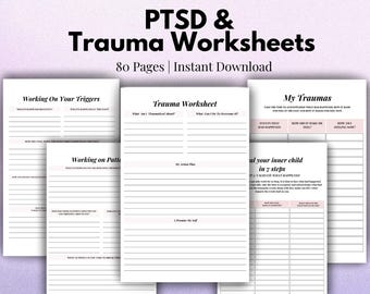 Cahier d'exercices sur le TSPT Traumatisme émotionnel et rétablissement Traumatisme guérison relationnelle Traumatisme corporel Symptômes du SSPT Réponse au traumatisme Sensibilisation au SSPT