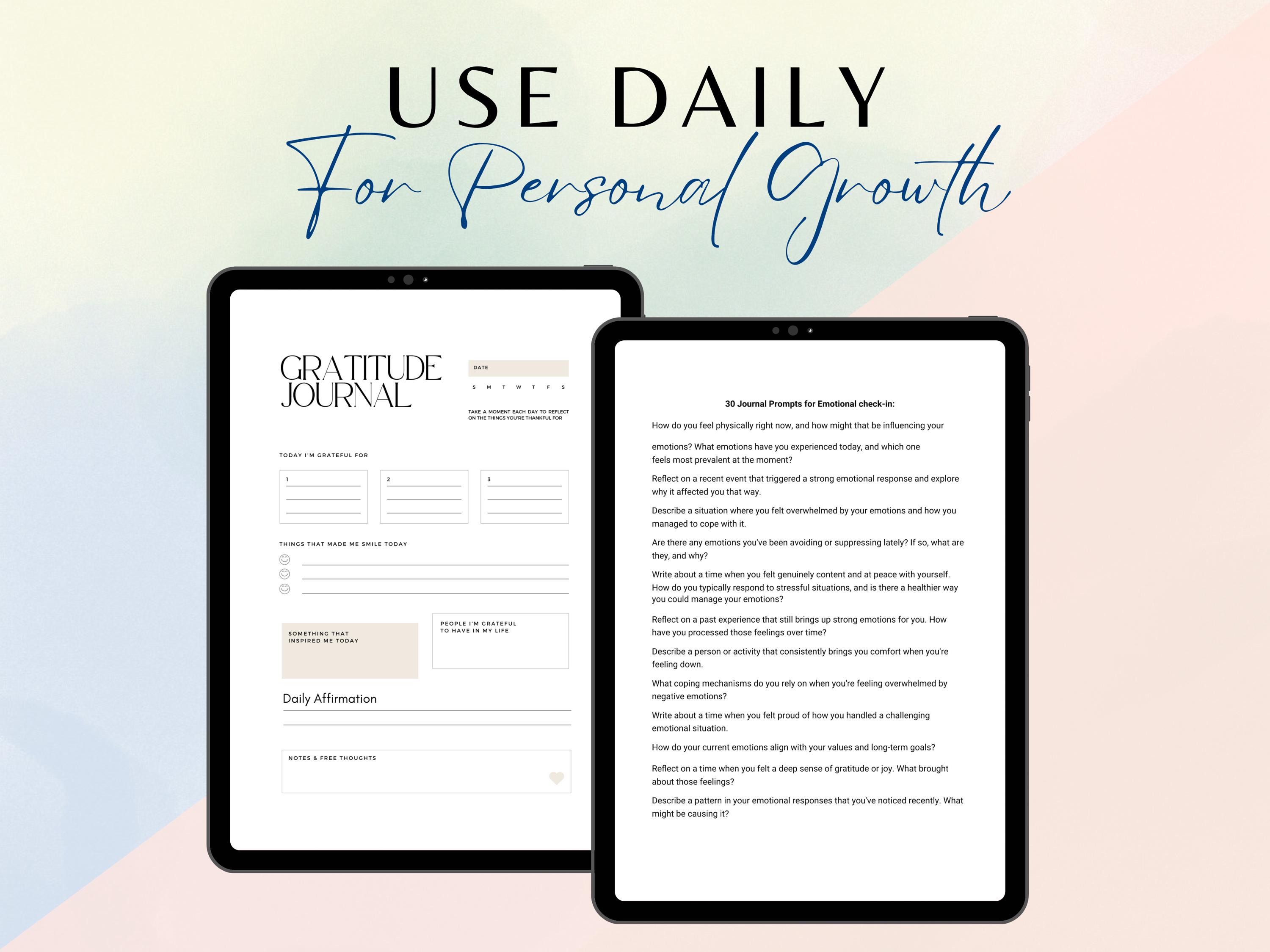 Daily Writing Prompts Journal Topics Self Reflection Journal Prompts ...