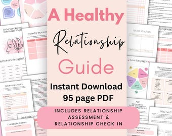 Healthy Relationship Guide couples therapy self esteem relationship boundary setting conflict skills communication couples counselling