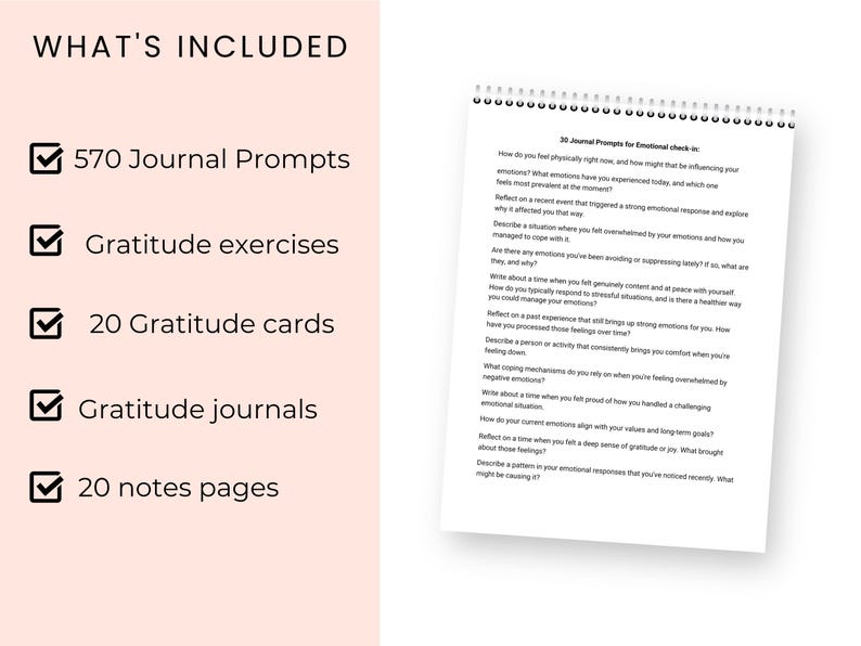 Journaling Prompts, creative writing, gratitude journal, mindful writing,  self-discovery prompts, mental wellness, daily journal prompts