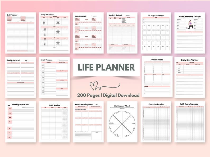 This Adult ADHD Planner is crafted to boost productivity and goal-setting for adults managing ADHD. Includes focused tools like an ADHD to-do list, journal prompts, and daily tracking for structured success.
