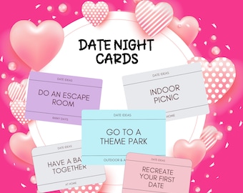 Date Night Cards - Fun Anniversary Idea & Couples Game