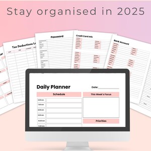 Tailored for adults with ADHD, this productivity planner features an ADHD to-do list and life organization tools to track goals, manage tasks, and set priorities for daily routines and work projects.