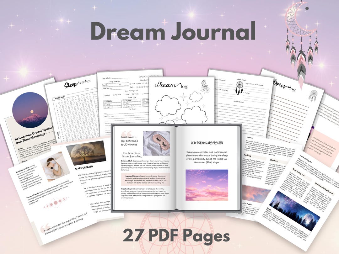 Dream Journal Bullet Journal Pages Lucid Dream Interpretation Sleep ...