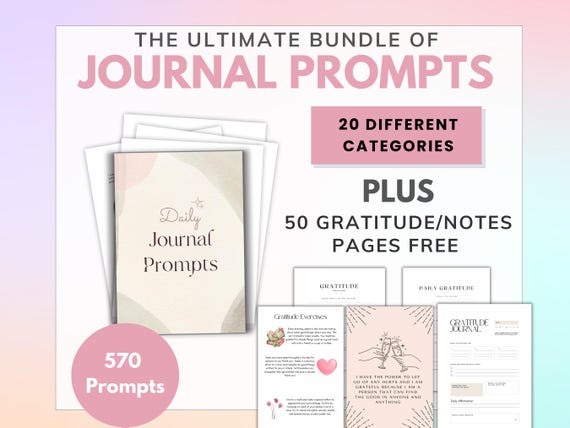 Daily writing prompts Journal Topics Self reflection journal prompts for self discovery Guided Journal Prompts for adults Journal topics