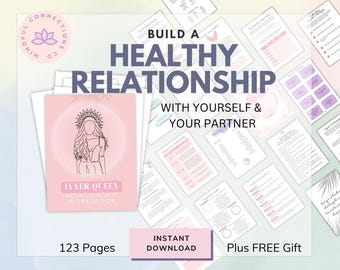 Healthy Relationship Guide Couples therapy worksheets romantic relationship workbook Conflict resolution strategies loving partnership