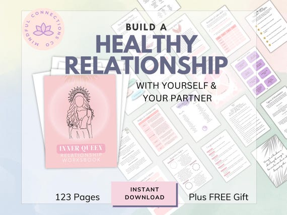 Healthy Relationship Guide Couples therapy worksheets romantic relationship workbook Conflict resolution strategies loving partnership