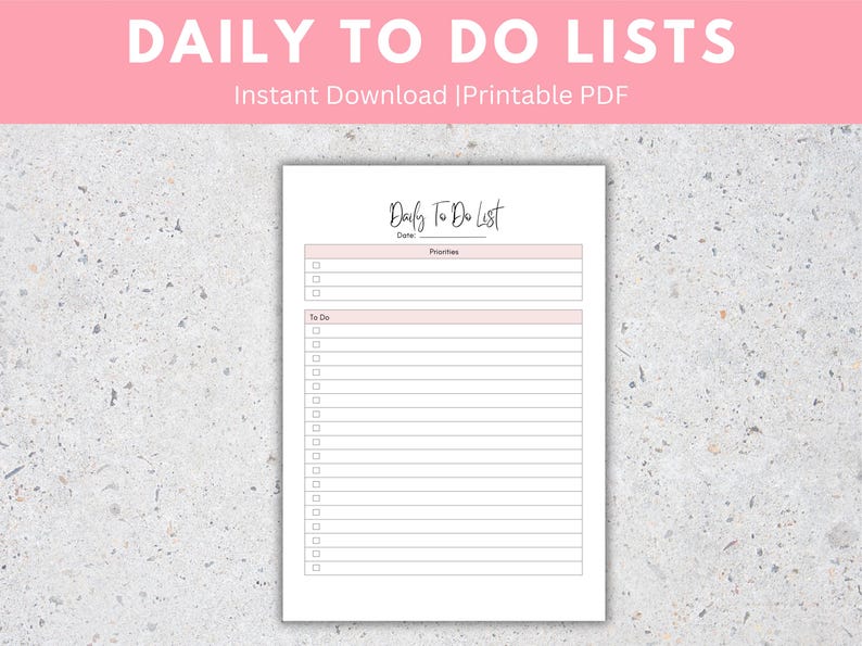 Brain Dump Planner is great for anyone with ADHD to use as a Daily Planner and Thought Organizer. comes with a Daily To do List and Priority Matrix and can be used as a ADHD thought Journal for Mental Clarity and a Thought Journal