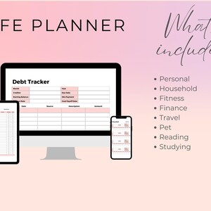 A life goal planner designed for adults, featuring goal-setting templates, a productivity tracker, and a tailored ADHD to-do list. Organize your daily routines, work goals, and personal tasks effectively. The perfect Health planner with fitness tracker and medical planner.