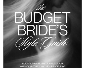 The 2027 Budget Bride's Style Guide, wedding planning E-Book (10 page PDF Download), budget tracker spreadsheet