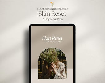 Skin Meal Plan Ebook for Practitioners | Acne Eczema Support | Resell Rights