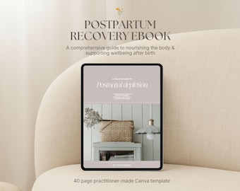 Postpartum Nutrition Ebook | Postnatal Recovery Guide | Done-For-You Ebook