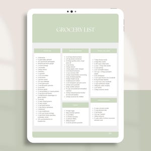 Anti-inflammatory meal plan Canva