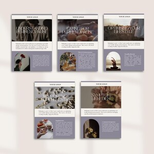 Perimenopause email marketing canva template