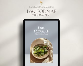 Low-FODMAP 7 Day Meal Plan + Reintroduction Plan