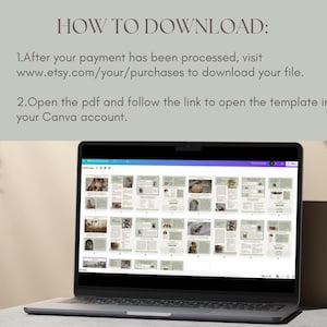 Gut health email series canva template