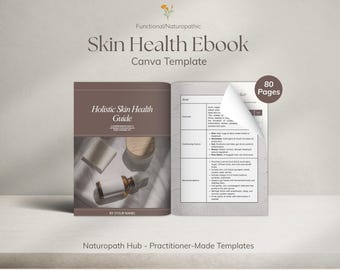 Functional Skin Health Ebook for Practitioners | 80 Page Holistic, Evidence-Based Resource (Resell Rights)