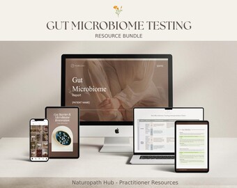 GI-Map + Microba Test Resource Bundle - Patient Report, Interpretation Guide, Handouts - For Health Practitioners
