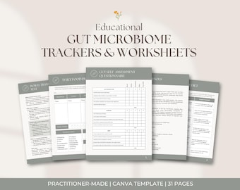 Gut Microbiome Patient Worksheets and Handouts | Practitioner Resources | For ND's, Naturopaths, Nutritionists