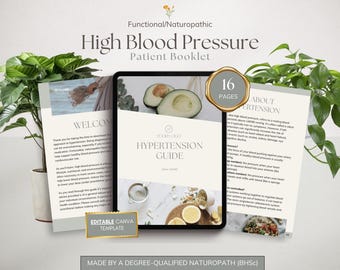 Blood Pressure Patient Handout | Hypertension Education Protocol for Clinical Use & Management