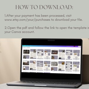 Perimenopause email marketing canva template