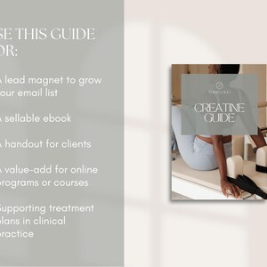 Creatine Canva template