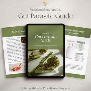 Gut Parasite Guide: 14 Page Canva Template For Naturopaths and Other Health Practitioners
