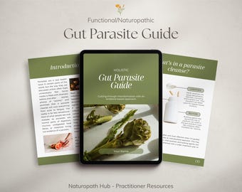 Gut Parasite Guide: 14 Page Canva Template For Naturopaths and Other Health Practitioners