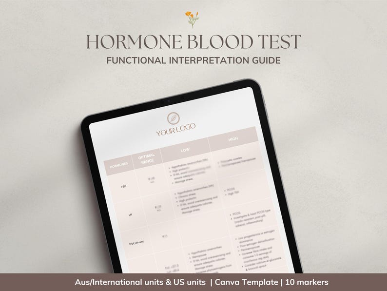Hormone Blood Test Interpretation Guide | Optimal Lab Ranges Cheat ...
