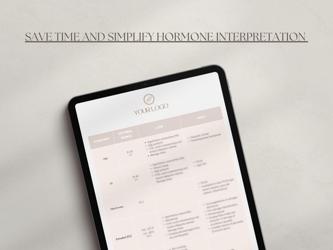 Hormone Blood Test Interpretation Guide | Optimal Lab Ranges Cheat ...