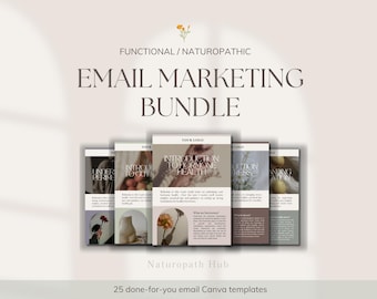 Modèles d'e-mails pour la naturopathie : hormones, intestin et stress - Canva (25)