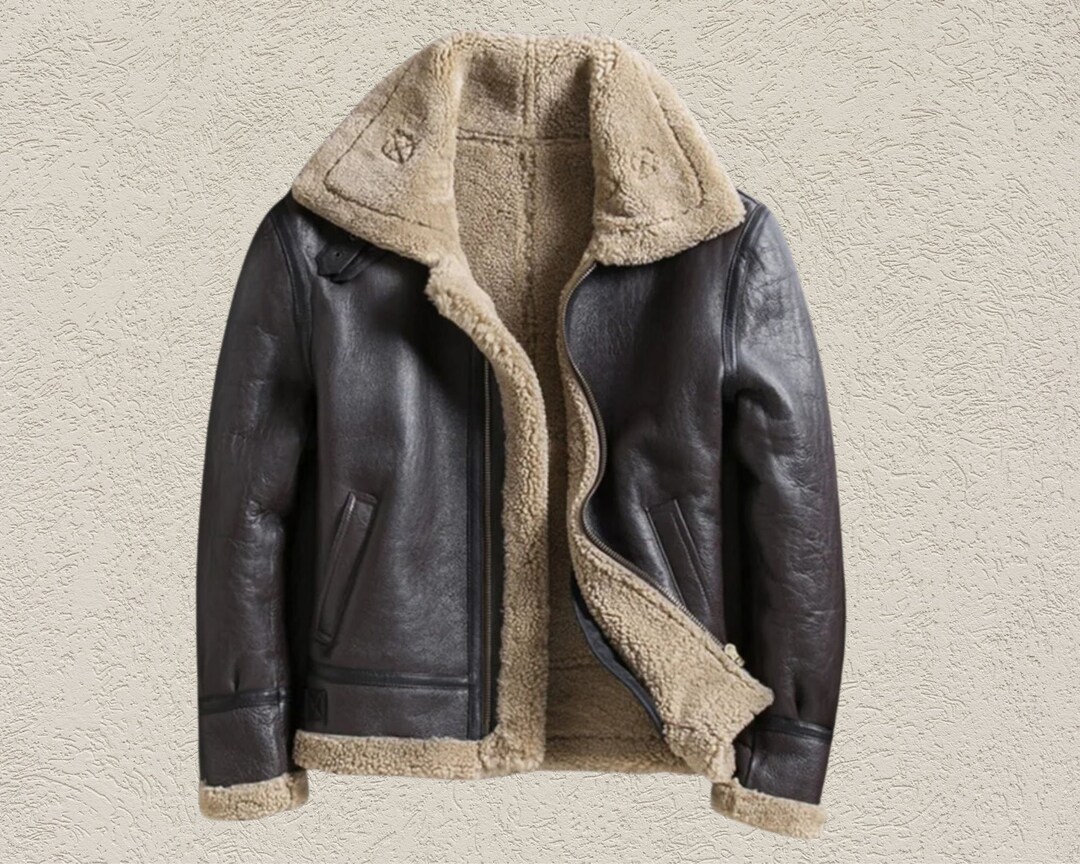 Men's Bomber Real Leather Jacket, Classic and Stylish Men's Bomber Real Leather Jacket, Classic and Stylish