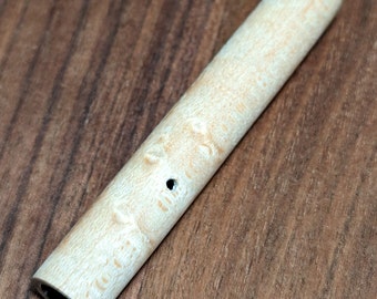 Handmade Figured Maple wood XXL stem for Dynavap