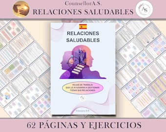 Relaciónes Saludables - 62 Seiten in Spanisch - Buch der Trabanten, Jugendheilung, Ansässigkeit, Enttäuschung, Handhabung, Gruppenarbeit.