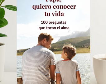 Diario Digital para Papá • Libro de Recuerdos para Completar • Regalo Emotivo • Preguntas Guiadas • PDF Descargable al Instante
