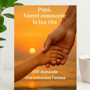 Diario personalizzato per papà, domande sulla sua vita, tributo stampabile al padre, regalo digitale significativo, regalo per papà.