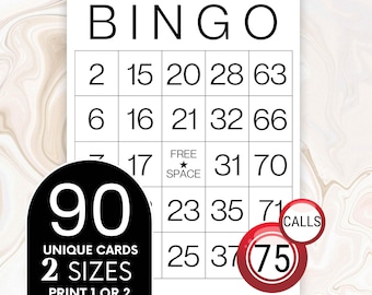 Cartelle Bingo Grandi Blocchi Bingo Jumbo 12 Pezzi - 600 Biglietti Codificati Con Numeri Grandi Blocchi Bingo Orbitron