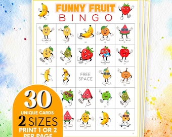 Gra w bingo owocowe: zabawna aktywność edukacyjna dla całej rodziny (pobierz plik PDF)