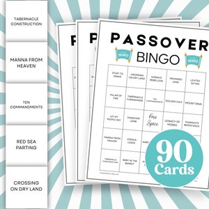 Cartões de jogo de bingo religioso da Páscoa da igreja, tabuleiros de bingo bíblico da escola dominical, jogo de bingo infantil para impressão, jogo de festa de bingo educacional B38