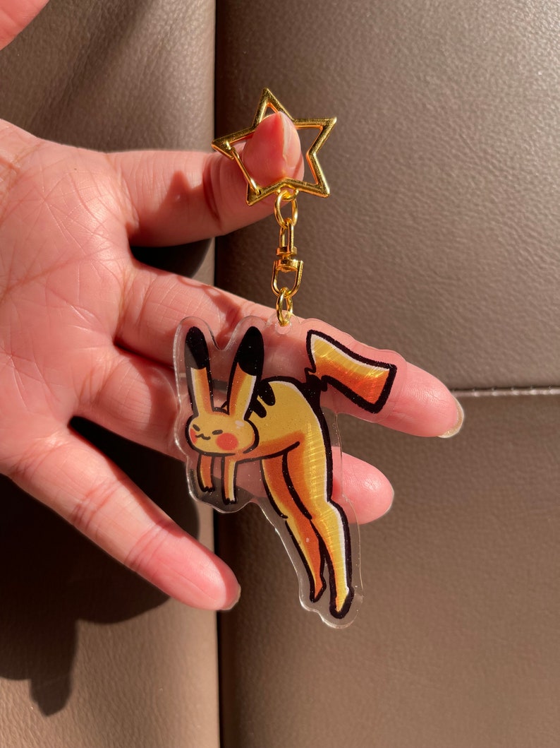 Cursed Pokemon double-sided charm keychains zdjęcie 2