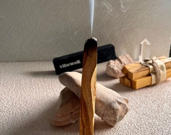 5 Sticks Palo Santo, Incense, Wellness, Smudging, Meditation, Holy Wood