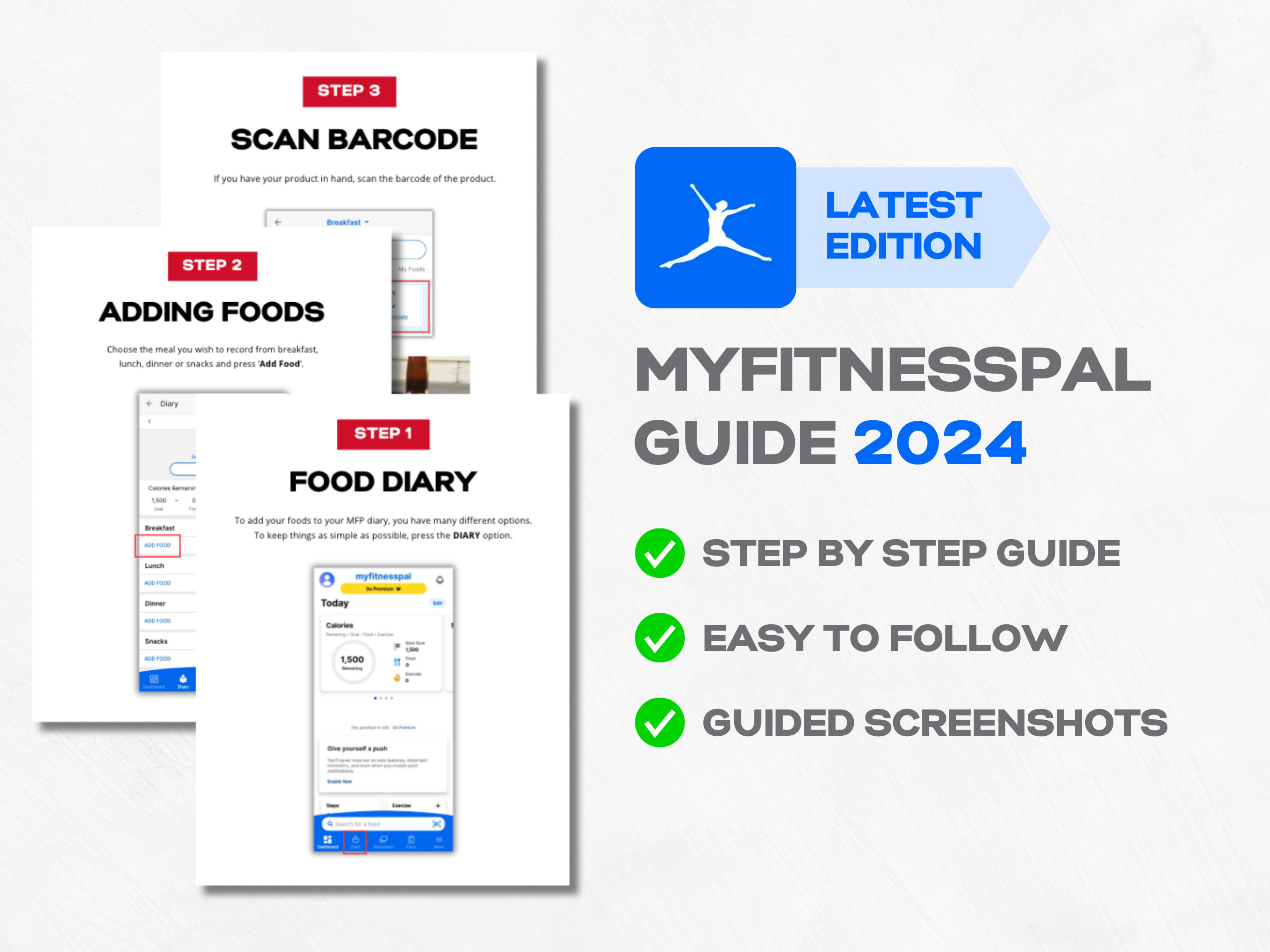 Myfitnesspal Nutrition Tracking Guide Template, Health Diet Meal ...