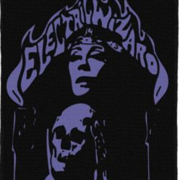 Vintage-Inspired Sublimated Iron-On Backpatch: Iconic Tribute to Electric Wizard   Slave