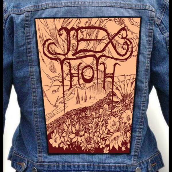 Vintage-Inspired Sublimated Iron-On Backpatch: Iconic Tribute to Jex Thoth